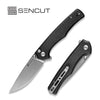 SENCUT Crowley - Black Micarta Handle