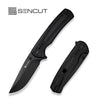 Sencut Regnator Folding Pocket Knife, 9Cr18MoV Clip Point Blade, Flipper & Thumb Stud Knife w/ G10 Handle
