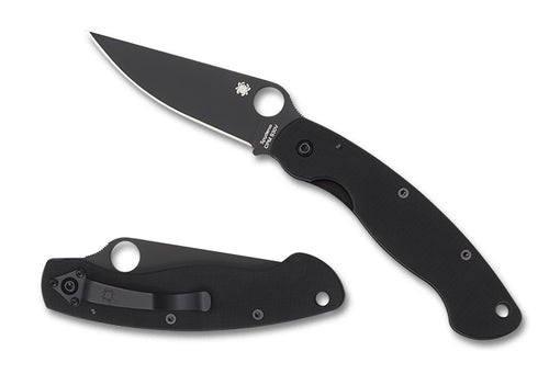 Spyderco PARA MILITARY 2 G-10 Black Blade