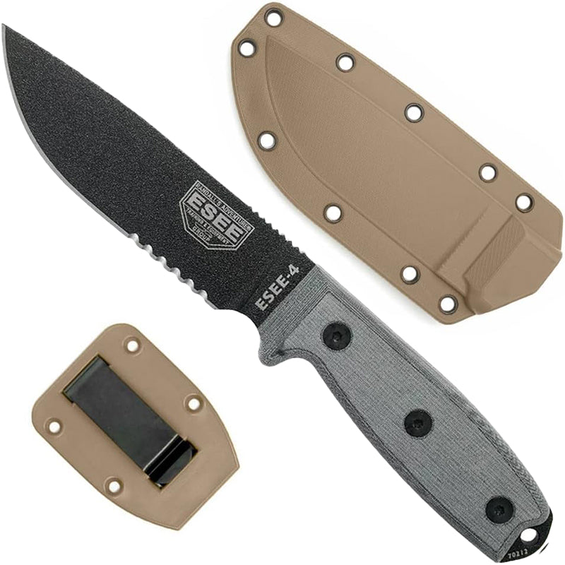 【未使用】ESEE Knives  ESEE-4（直刃） 未使用】ESEE Knives ESEE-4（直刃）の通販 by Philo's shop｜ラクマ