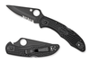 Spyderco DELICA 4 Black/Black Lightweight Blade - C11PSBBK