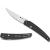 Spyderco Ikuchi Flipper - Carbon Fiber Black G-10 Laminate Handle every day carry edc flipper blade folder knife