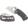 Spyderco mcbee stainless steel blade titanium handle everyday carry edc folder knife