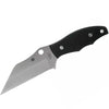 Spyderco Ronin 2 - Custom-Molded Boltaron Sheath - Plain Edge spyderco fixed blade fixed knife everyday carry edc black handle stainless steel blade