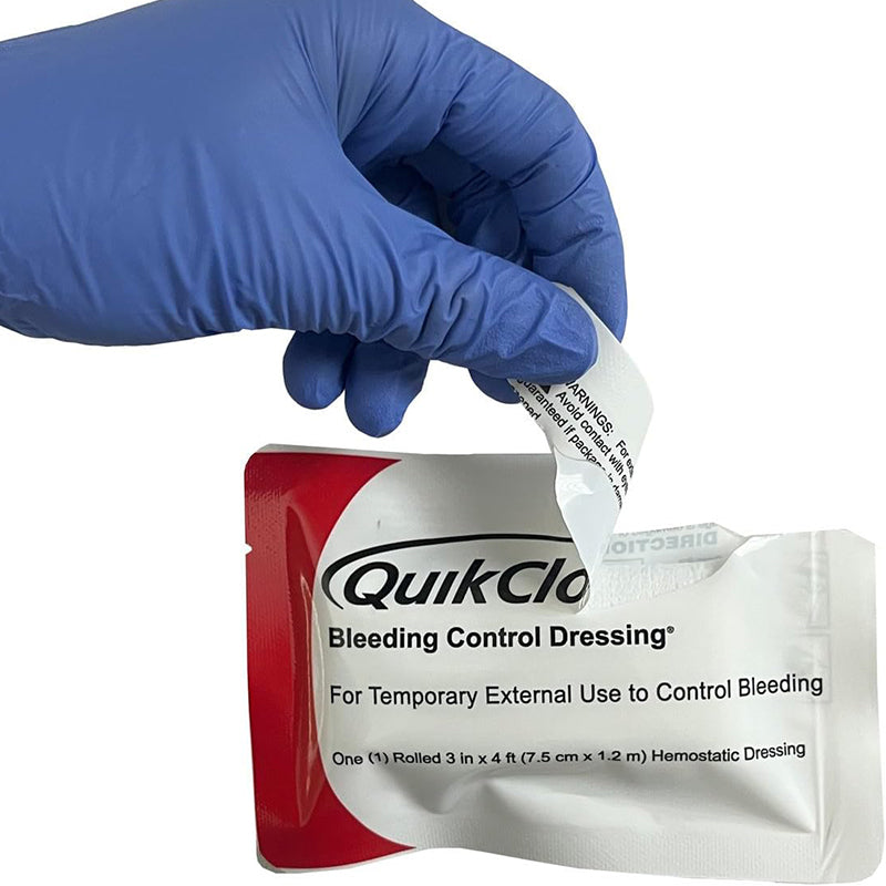 Quick Clot Inject TacMed Solutions Quickclot Bleeding Control Dressing Roll 3