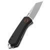 Tactica K.150 Micro Folder Reverse Tanto Pocket Knife Black G10 Handle