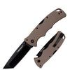 Cold Steel Verdict. Tanto Style Blade, AUS10A Blade Steel, FDE G10 Handle