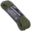 atwood 550 paracord od green, 100 ft olive drab survival cord, mil-c-5040h type iii nylon rope, 550 lb tensile bushcraft cordage, od green paracord hank for camp and edc