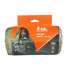 sol escape bivvy with hood green, emergency survival shelter ultralight breathable, packable bivvy bag for backcountry, prepper survival kit reflective