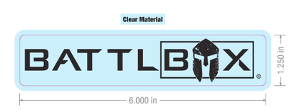 BattlBox Laminate Sticker