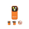 Olight Oclip Pro Clip on Flashlight with Floodlight Spotlight and Red Light