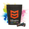 mtn ops electrolyte powder, mix electrolytes in water, replenish electrolytes, blue raspberry, lemon lime, fruity pink burst electrolyte flavors