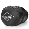 coalatree nomad packable duffel, 22l reinforced nylon travel duffel bag, packable gym duffel stuffs into pocket, lightweight weekend outdoor bag, black compact edc duffel