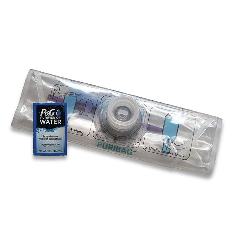 Battlbox Puribag Pro System with Straw Filter and P&G Water Purifier