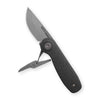 uco nason 3-in-1 folding knife coal gray, slip joint multi tool pocket knife d2 steel, grn handle folding knife with scissors, stonewash nail nick blade edc, camping multi tool knife tweezers