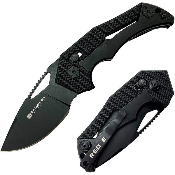 Willumsen Tactical Axis Folding Lock Red-E Knife