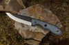 MINI SCANDI KNIFE BLACK LINEN MICARTA